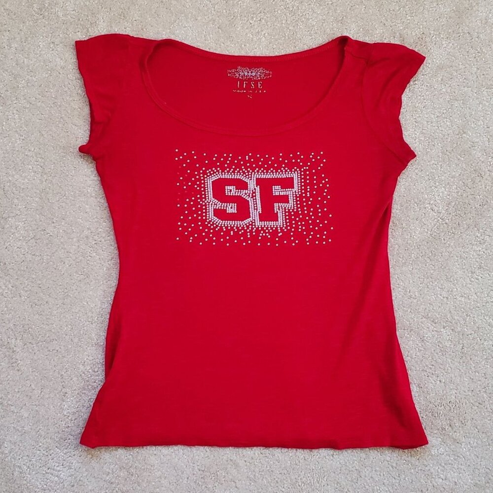 IFSE Bright Red ColorTank Top. Size S